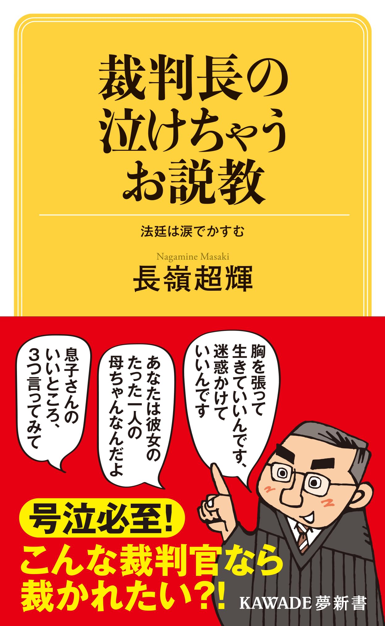 裁判長の泣けちゃうお説教: 法廷は涙でかすむ (KAWADE夢新書 S 446